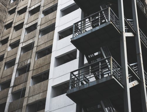 Business Building Downtown Concept