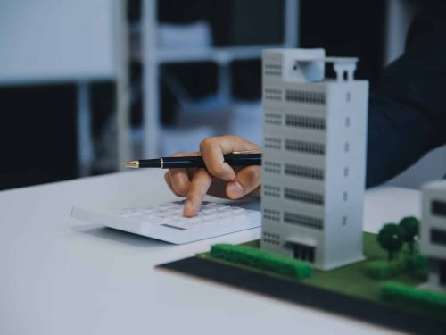 Real estate agent talked about the terms of the home purchase agreement and asked the customer to sign the documents to make the contract legally, Home sales and home insurance concept.